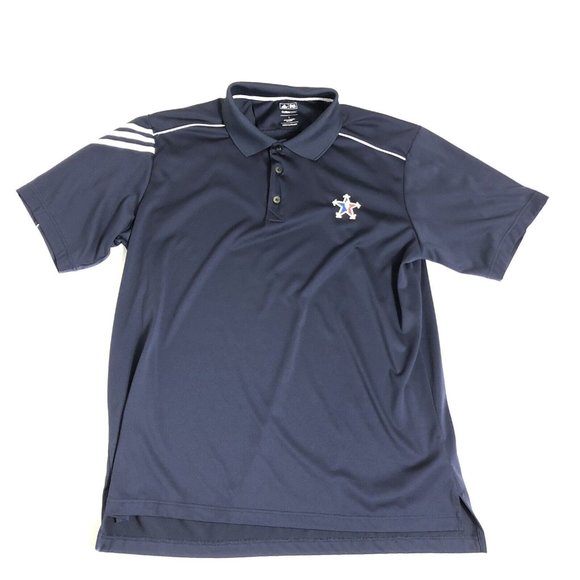 2014 NBA All Star Polo Adidas Sz L Collared Performance Climacool Golf Shirt H30 - Picture 1 of 6